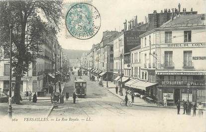 CPA FRANCE 78 "Versailles, la rue Royale"