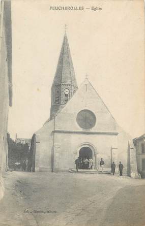 CPA FRANCE 78 "Feugerolles, église"