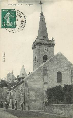 CPA FRANCE 78 "Fourqueux, l'église"