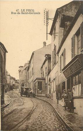 CPA FRANCE 78 "Le Pecq, rue de Saint Germain"