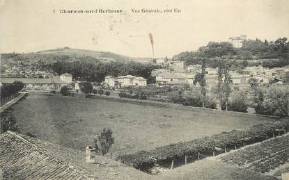 / CPA FRANCE 26 "Charmes sur l'herbasse, vue générale"