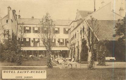 CPA FRANCE 78 "Rambouillet, hôtel Saint Hubert, côté jardin"