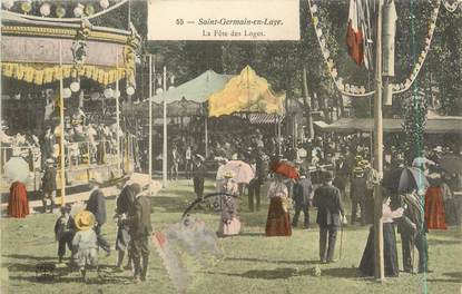 CPA FRANCE 78 "Saint Germain en Lay, la fête des Loges" / MANEGE