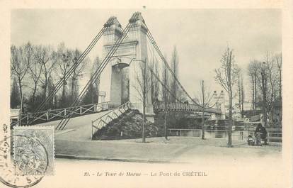 CPA FRANCE 94 "Le pont de Créteil, le tour de Marne"