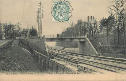 CPA FRANCE 94 "Ablon, pont du chemin de fer"