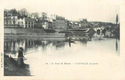 CPA FRANCE 94 "Le tour de Marne, Joinville, le quai"