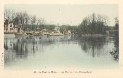 CPA FRANCE 94 "Le tour de Marne, la Marne vers Champigny"