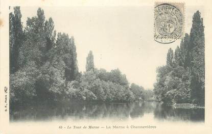 CPA FRANCE 94 "Le tour de Marne, la Marne à Chennevières"