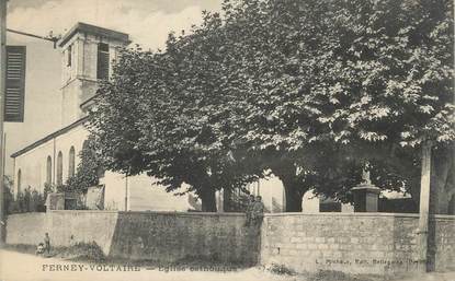 CPA FRANCE 01 "Ferney Voltaire, église catholique"