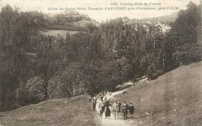 CPA FRANCE 01 "Vallée du chalet Hôtel Forestier d'Arvières"