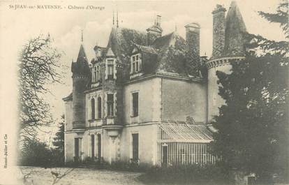 CPA FRANCE 53 "Saint Jean sur Mayenne, château d'Orange"