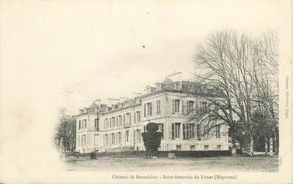 CPA FRANCE 53 "Saint Saturnin du Limet, château de Beauchêne"