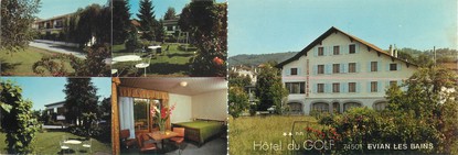 CPSM LIVRET FRANCE 74 "Evian Les Bains, hôtel du Golf"