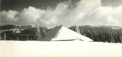 CPA PANORAMIQUE FRANCE 25 "Hiver aux hôpitaux neufs "