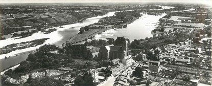 CPSM PANORAMIQUE FRANCE 49 "Champtoceaux, vue aérienne"