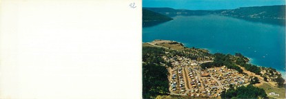 CPSM LIVRET FRANCE 83 "Les Salles, camping Les Pins"