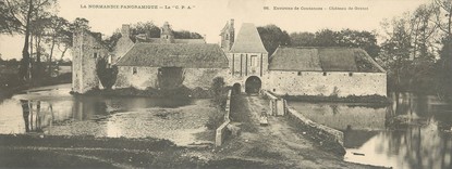 CPA PANORAMIQUE FRANCE 50 "Environs de Coutances, château de Gratot"