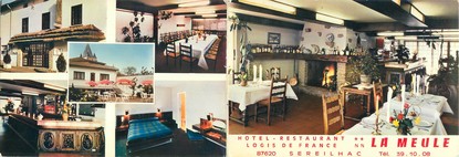 CPSM LIVRET FRANCE 87 "Sereilhac, hôtel restaurant La Meule"