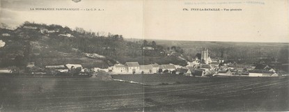 CPSM PANORAMIQUE FRANCE 27 "Ivry La Bataille, vue générale"