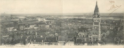 CPSM PANORAMIQUE FRANCE 59 "Dunkerque, vue panoramique"