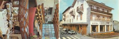 CPSM LIVRET FRANCE 74 "Chamonix, hôtel Bellevue"