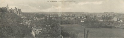 CPA PANORAMIQUE FRANCE 28 "Chateaudun, le château et panorama de Saint Jean"