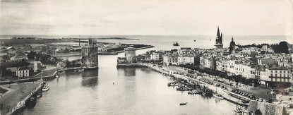 CPSM PANORAMIQUE FRANCE 17 "La Rochelle, vue générale du port"