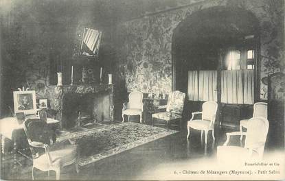 CPA FRANCE 53 "Mayenne, château de Mézangers, petit salon"