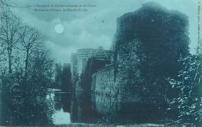 CPA FRANCE 53 "Environs de château Gontier et de Craon, ruines du château de Mortier Crolle"