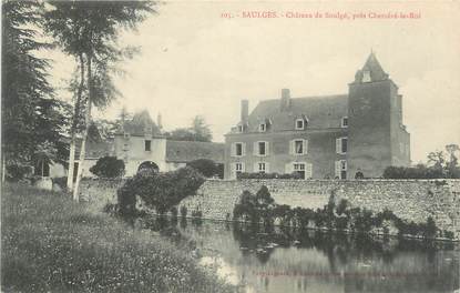CPA FRANCE 53 "Saulges, château de Soulgé"