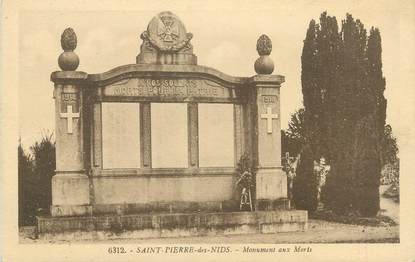 CPA FRANCE 53 "Saint Pierre des Nids, monument aux morts"