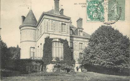 CPA FRANCE 53 "Viviers en Charnie, château"