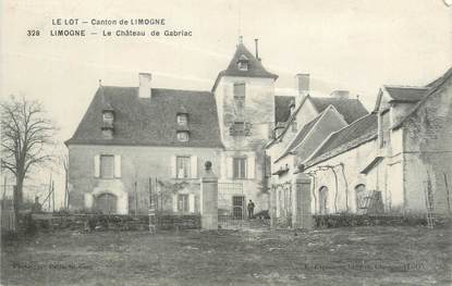 CPA FRANCE 46 "Limogne, le château de Gabriac"