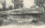 46 Lot CPA FRANCE 46 "Livernon, la pierre Martine" / DOLMEN