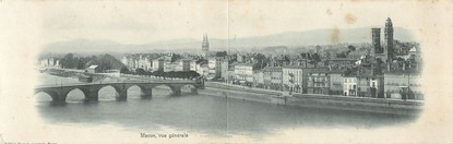 CPA PANORAMIQUE FRANCE 71 "Macon, vue générale"