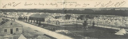 CPA PANORAMIQUE FRANCE 10 "Vue générale du Camp de Mailly"