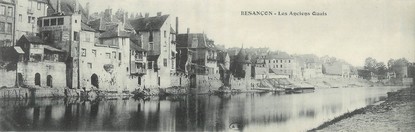 CPA PANORAMIQUE FRANCE 25 "Besançon, les anciens quais "