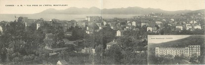 CPA PANORAMIQUE FRANCE 06 "Cannes, vue prise de l'hôtel Montfleury"