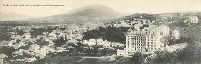 CPA PANORAMIQUE FRANCE 73 "Aix Les Bains, vue générale et hôtel Bernascon"