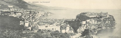 CPA PANORAMIQUE MONACO "La Principauté"