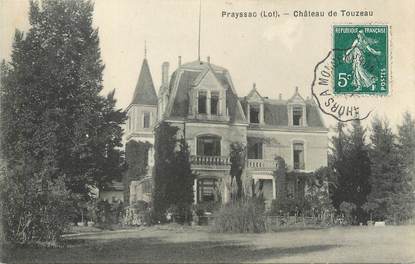 CPA FRANCE 46 "Prayssac, Château de Touzeau "