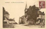 46 Lot CPA FRANCE 46 "Payrac, la place et la rue de la mairie"