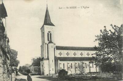 CPA FRANCE 46 "Saint Sozie, l'église"