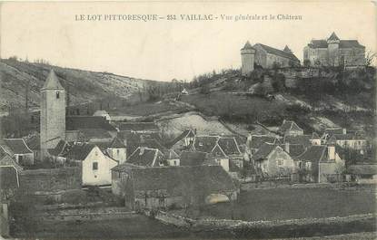 CPA FRANCE 46 "Vaillac, vue générale et le château"