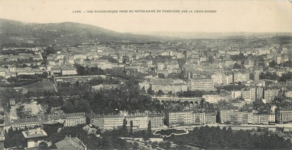 CPA PANORAMIQUE FRANCE 69 "Lyon, vue panoramique"