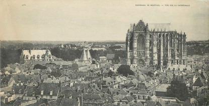 CPA PANORAMIQUE FRANCE 60 "Beauvais, vue sur la cathédrale"