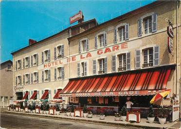 CPSM FRANCE 63 "Ambert, hôtel de la gare"