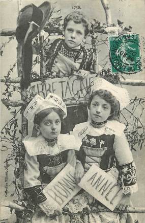 / CPA FRANCE 29 " Folklore" / Ed. VILLARD / ENFANTS