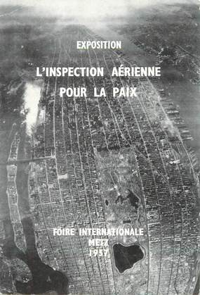 CPSM FRANCE 57 "Metz, foire internationale 1957, inspection aérienne"