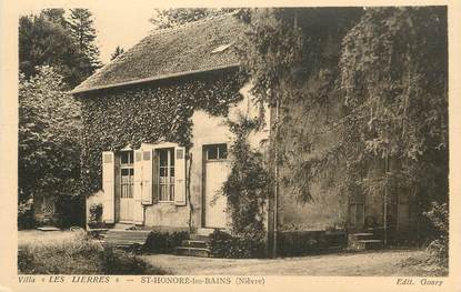 / CPA FRANCE 58 "Saint Honoré les bains, villa les Lièrres"